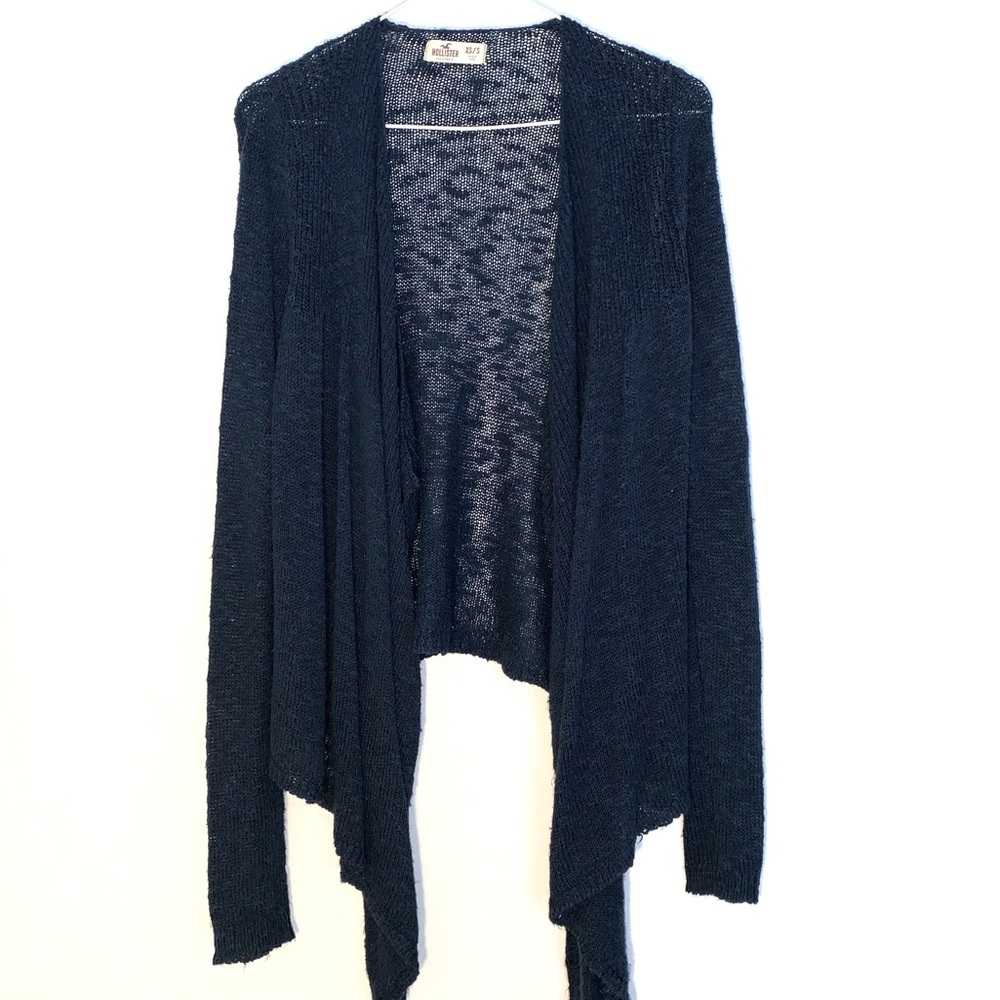 Navy Knit Hollister Cardigan